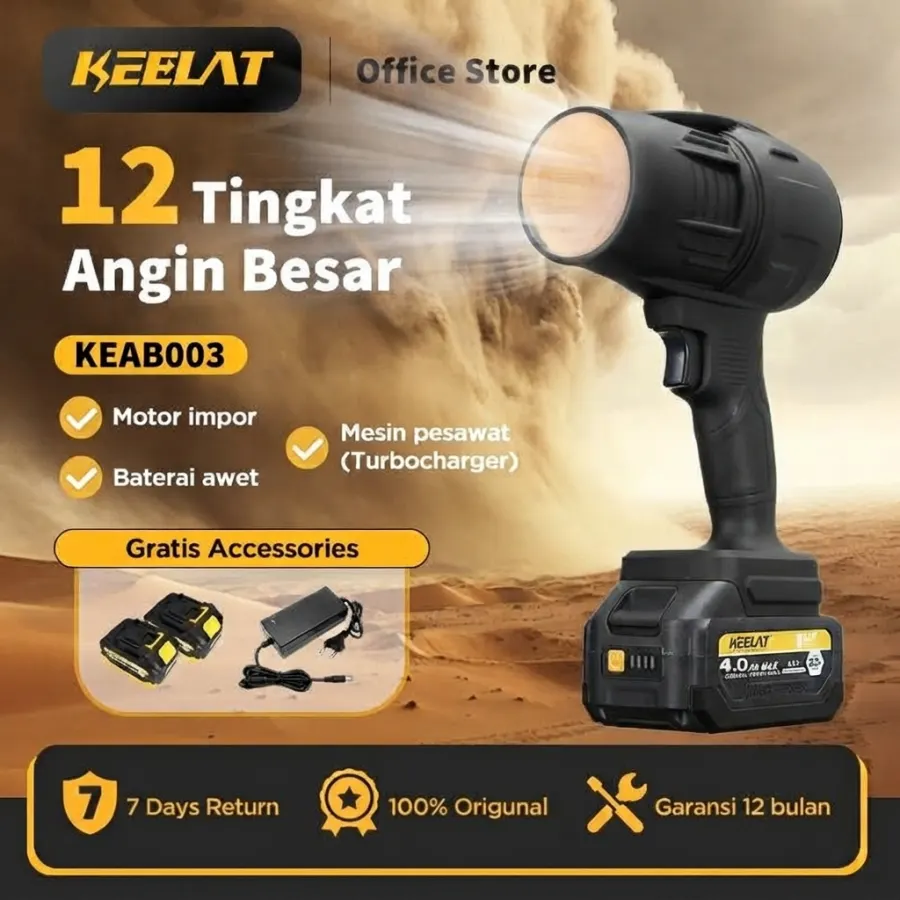 KEELAT Turbofan KEAB003 dengan 12 tingkat angin besar
